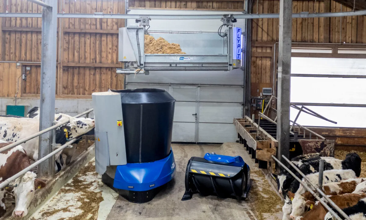 Machine d'alimentation pour vaches - Dematec