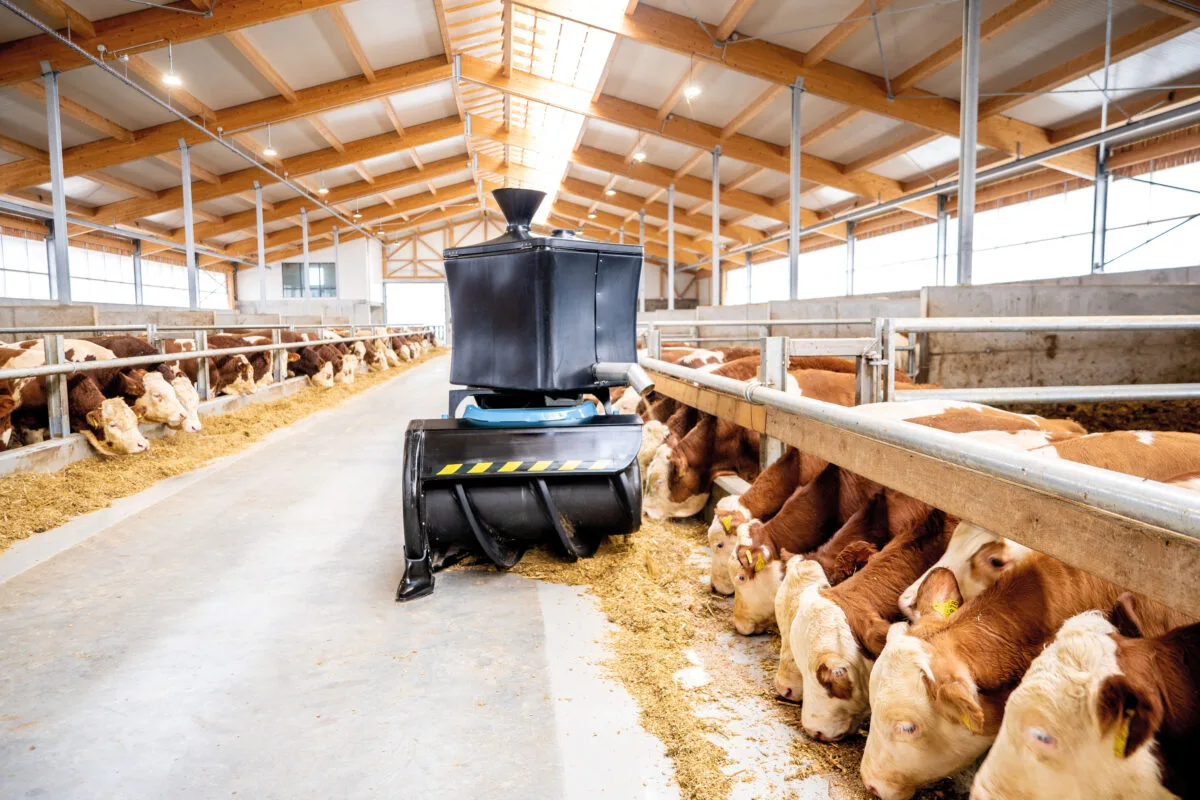 Machine d'alimentation pour vaches - Dematec